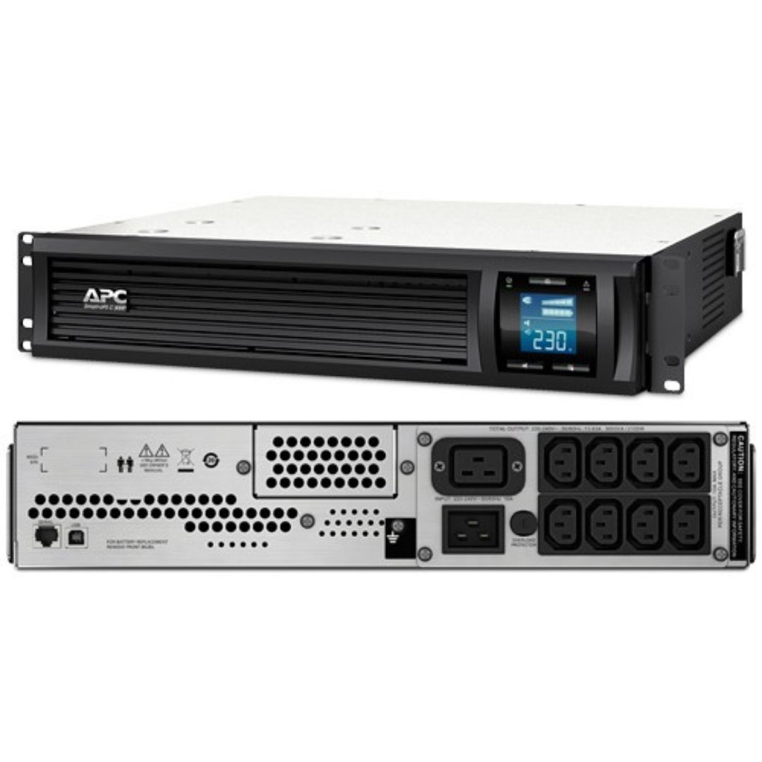 APC SMART-UPS C 3000VA RACK MOUNT LCD 230V- SMC3000RMI2U