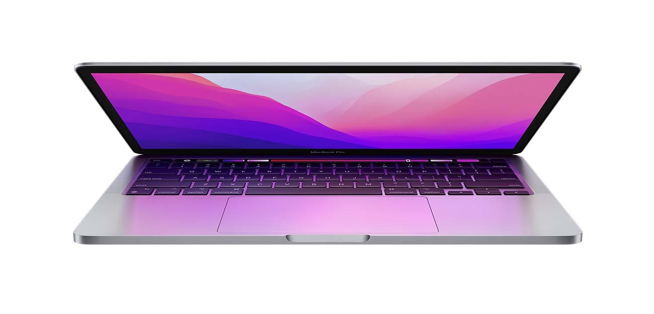 Apple Macbook Pro M2 Chip Next Gen - 8 Core CPU – 10 Core GPU, 8GB RAM, 256GB SSD, 13.3", WQXGA (2560 x 1600), MacOs Monterey 12, 720P HD Camera, Touchbar & Touch ID, Backlit Keyboard- MNEH3LL/A