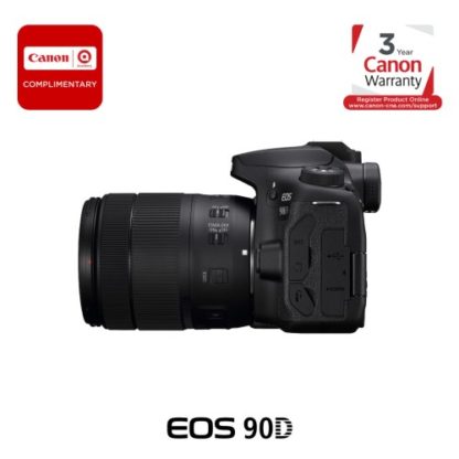 CANON EOS 90D DSLR WITH 18-135MM LENS