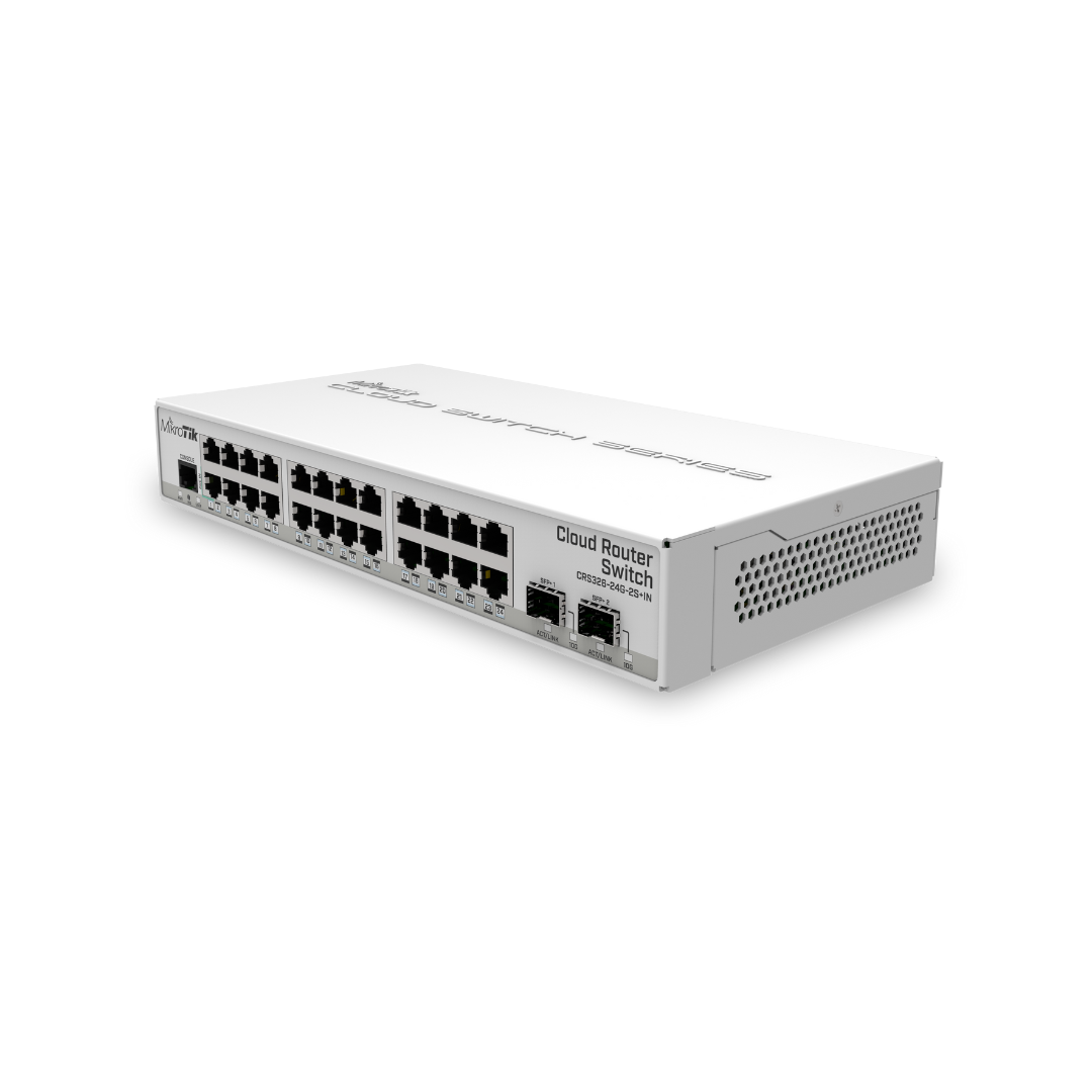 MikroTik (CRS326-24G-2S+RM) 24 Gigabit Port Switch