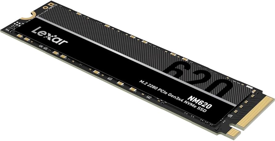 LEXAR LNM620 internal SSD M.2 PCIe Gen 3*4 NVMe 2280 – 2TB – LNM620X002T-RNNNG