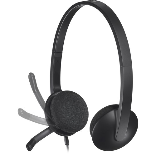 Logitech H340 USB Headset with Noise Cancelling Mic - 981-000475