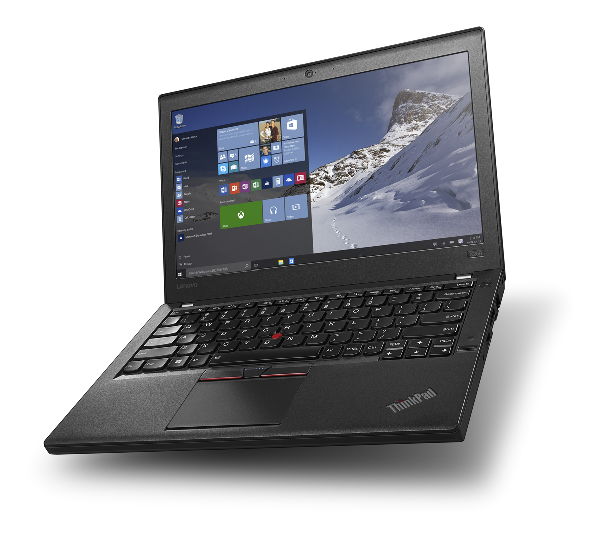 Lenovo ThinkPad X260 Intel® Core™ i7 i7-6600U Laptop 31.8 cm (12.5") HD 8 GB DDR4-SDRAM 256 GB SSD Windows 10