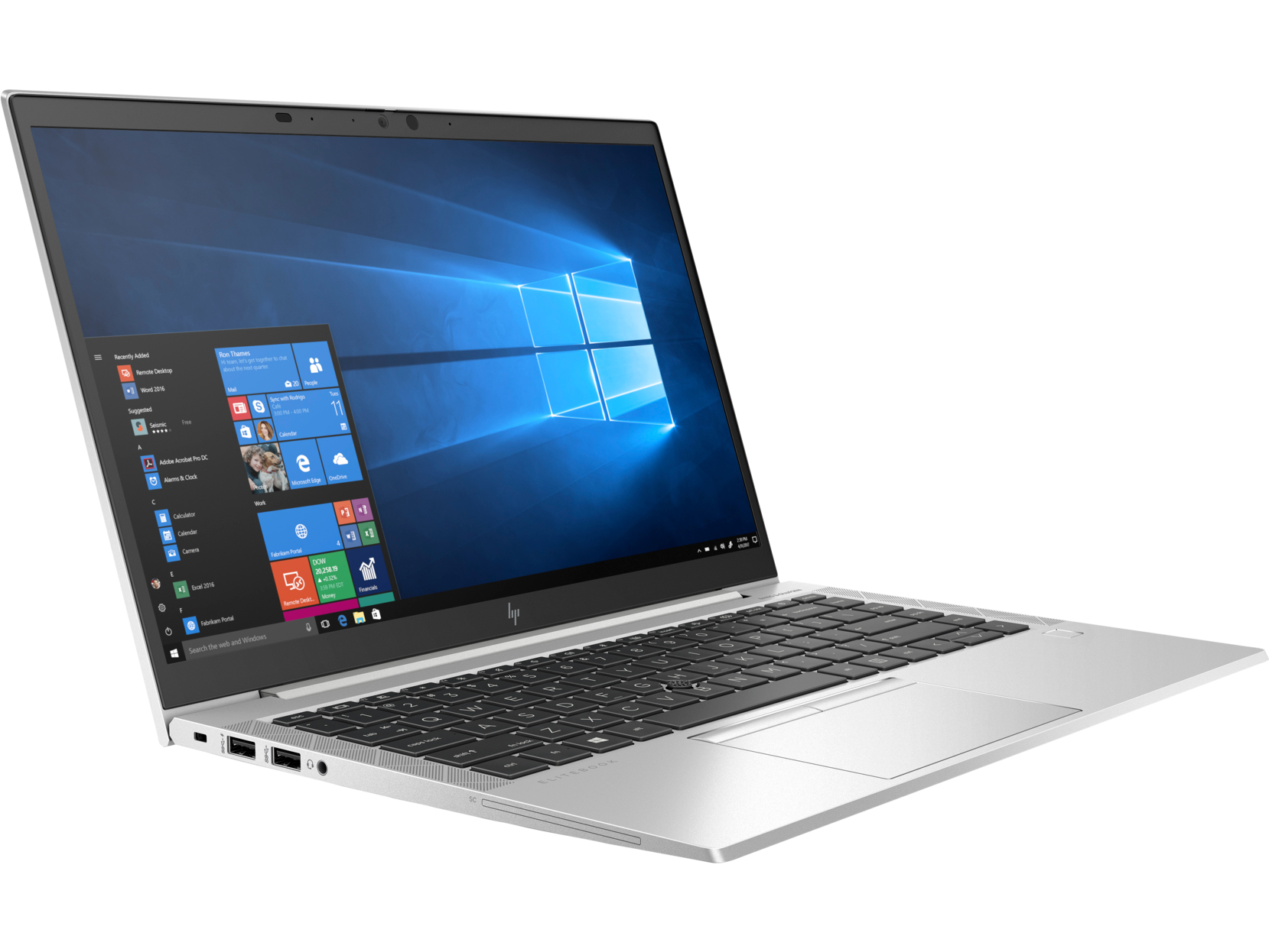 HP EliteBook 840 G7 Intel® Core™ i7-10510U Laptop 8 GB DDR4-SDRAM 256 GB SSD Wi-Fi 6 (802.11ax) Windows 10 Pro