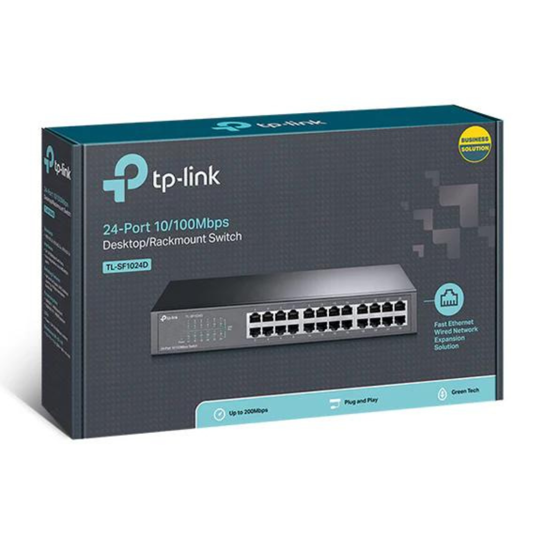 TP-Link 24-port 10/100Mbps Desktop/Rackmount Switch – TL-SF1024D