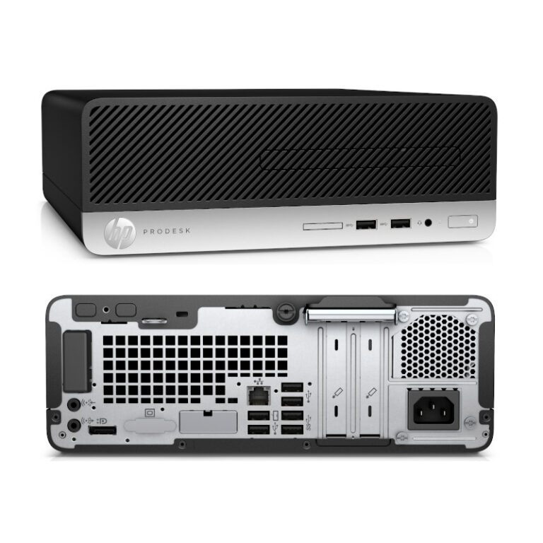 HP ProDesk 400 G5 Intel® Core™ i5-8600 8 GB DDR4-SDRAM 1 TB HDD Free Dos SFF PC + Monitor