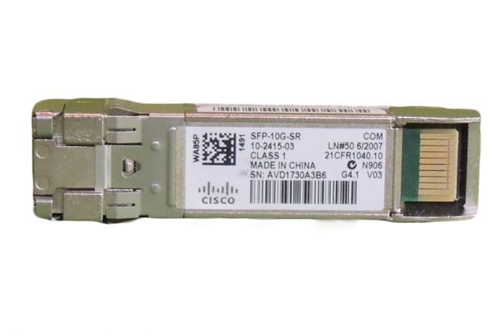 Cisco SFP-10G-SR, 10gbase-SR SFP Module, Cisco SFP Transceiver- Cisco SFP-10G-SR