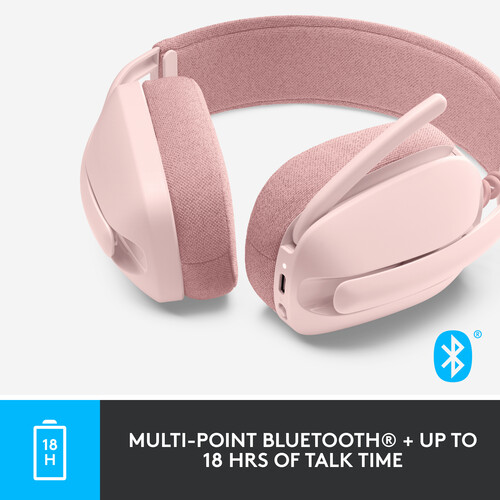 Logitech Zone Vibe 100 Wireless Headset (Pink)