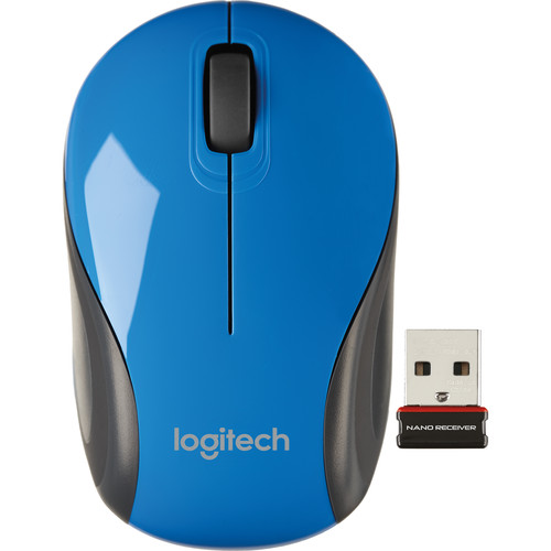 Logitech M187 Mini Wireless Mouse Blue - 910-002733