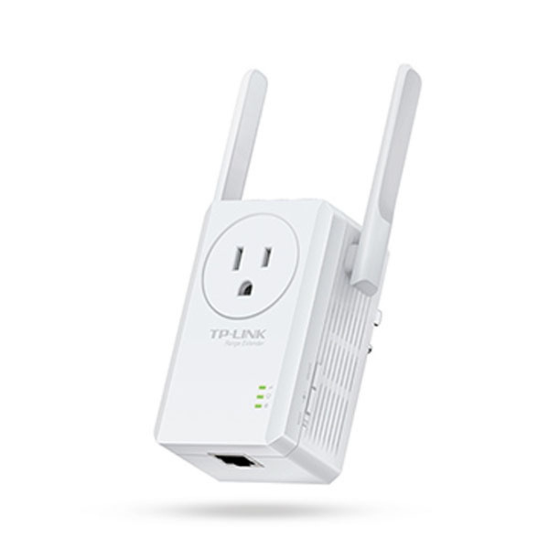 TP-Link 300Mbps Wireless N Wall Plugged Range Extender with AC Passthrough – TL-WA860RE